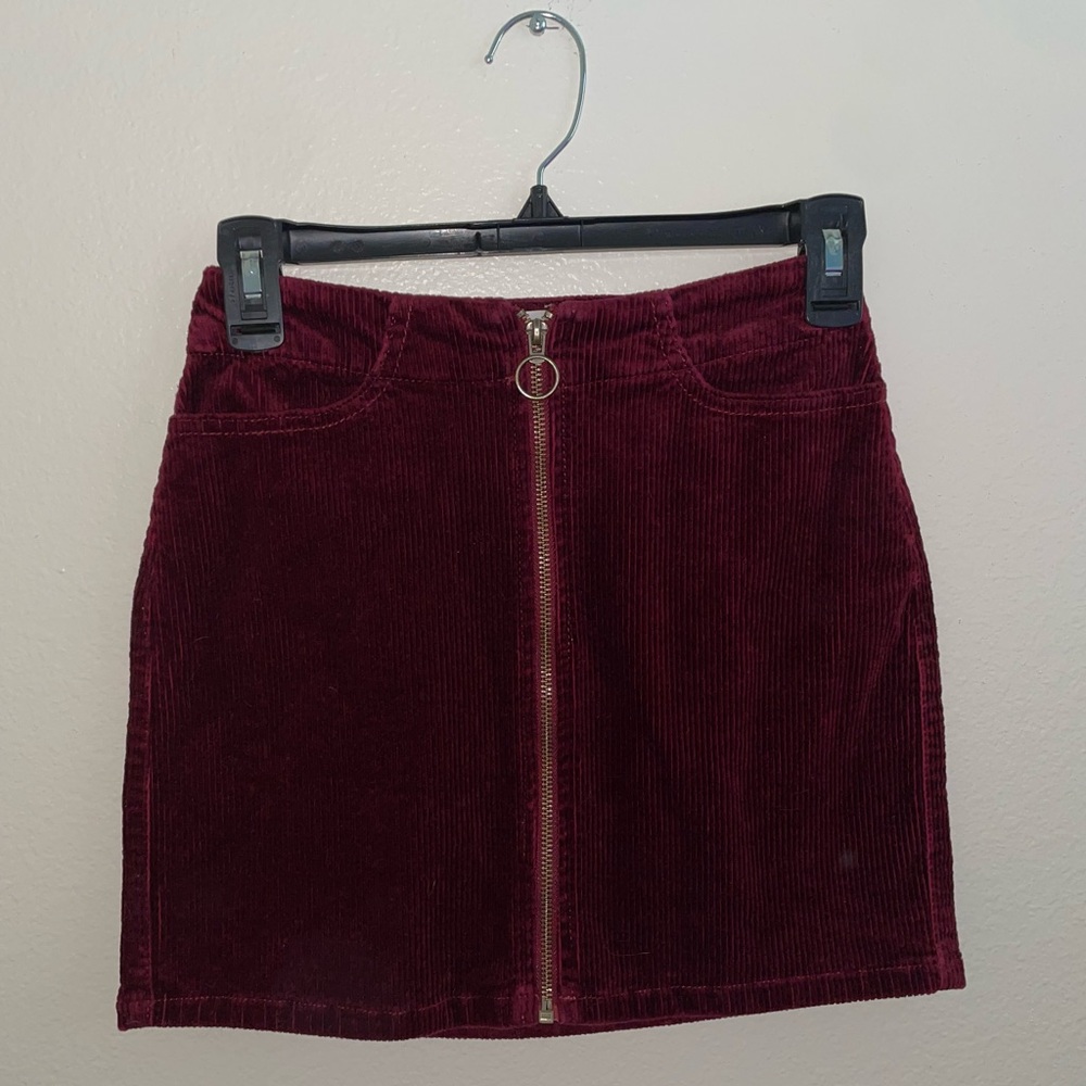 Velvet Corduroy Skirt